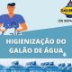 como fazer a limpeza do galão de agua