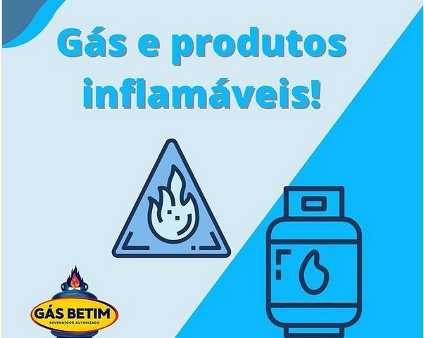 gas e produtos inflamávies